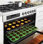 Large oven capacity With a spacious 125L gross capacity*, you can cook large meals with minimum