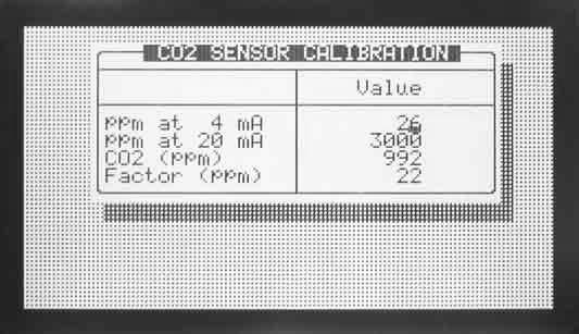 Continue to calibrate each sensor the same way. Figure 38: RH Calibration screenshot 4.2.3 CO2 Sensor This selection enables the user to calibrate the CO2 sensor (see Figure 39).