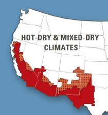 Hot-Dry/Mixed-Dry This region is characteristic of much of the southwest United States, and is represented within this study by Sacramento, CA and Las Vegas, NV.