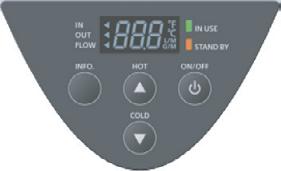 is attached to the multi-unit controller: Press the HOT button and the COLD button simultaneously for at least five seconds. See Figure 38. 2.