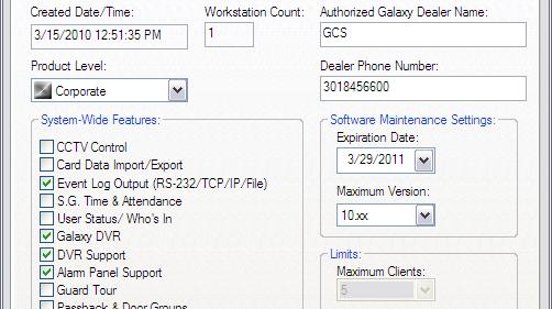 3 ~ Program System Galaxy for the Alarm Panel Interface PREREQUISITES You must have already configured your partitions and zones and zone text at the Vista panel The alarm panel must be physically