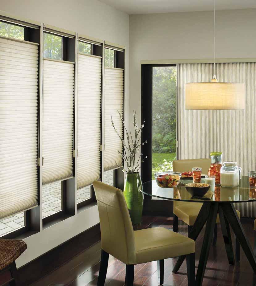 Lower the shade from the top Slide the shade from side to side Raise the shade from the bottom LUXAFLEX DUETTE Architella Shades LUXAFLEX DUETTE Architella Shades The next generation in LUXAFLEX
