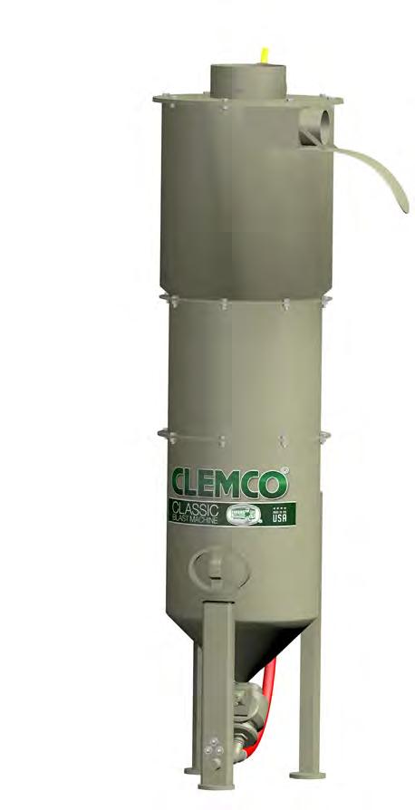 Too much reusable media carried over to the dust collector wastes media and prematurely wears filter cartridges. Clemco offers two styles of abrasive cleaners.