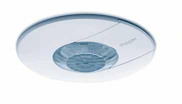 Intelligent watchdogs Surface and flush-mounted presence detectors Presence detectors go a step further than motion detectors: they react not only to quick movements, but also to the presence of