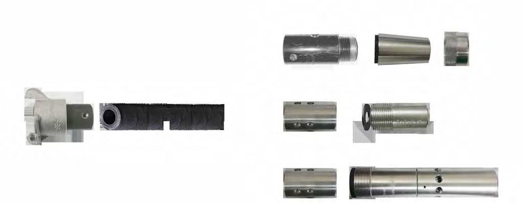 HOSE, COUPLINGS & NOZZLES options Standard 3 4 5 1 2 6 8 7 9 Nozzle type for pressure cabinets No.