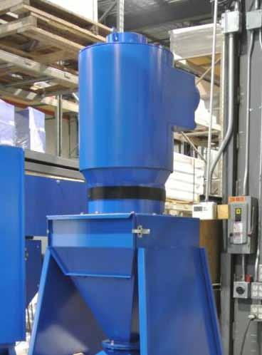 Associated devices reclaimer Media recycling reclaimers save time and money by continuously separating the good blast media particles from the dust, paint chips, and broken media.