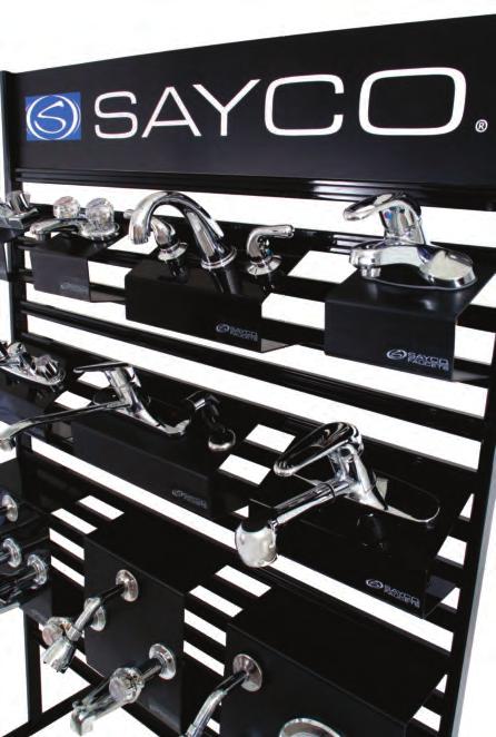 PRODUCT DISPLAYS Sayco offers a variety of displays and POP material to help your