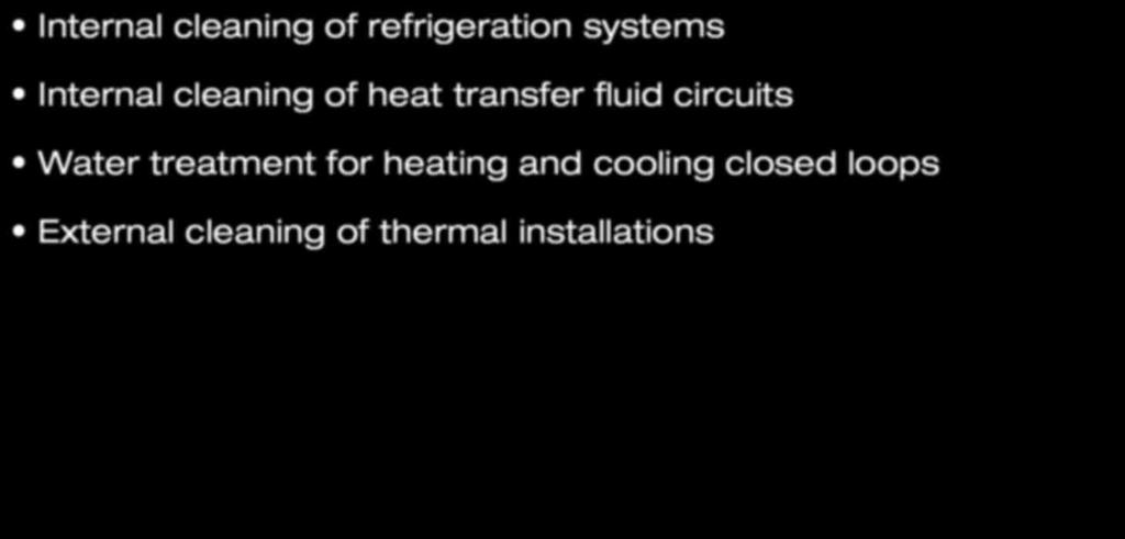 Water treatment for heating and cooling closed