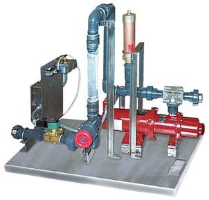 Wetting Chamber: Utilizes swirling turbulent water and a multitude of converging water jets to provide complete wetting of polymer. Wetting rate: Up to 4 pounds per minute (nominal) of dry polymer.