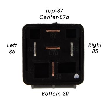 Step 4 Electrical Wiring Guide Caution Not all relays will have the same color wires in the same location.