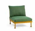 Lounge Chair KC8501N10ALU W76xD83xH78 cm 2-Seater Sofa KC8501N11ALU W138xD83xH78 cm