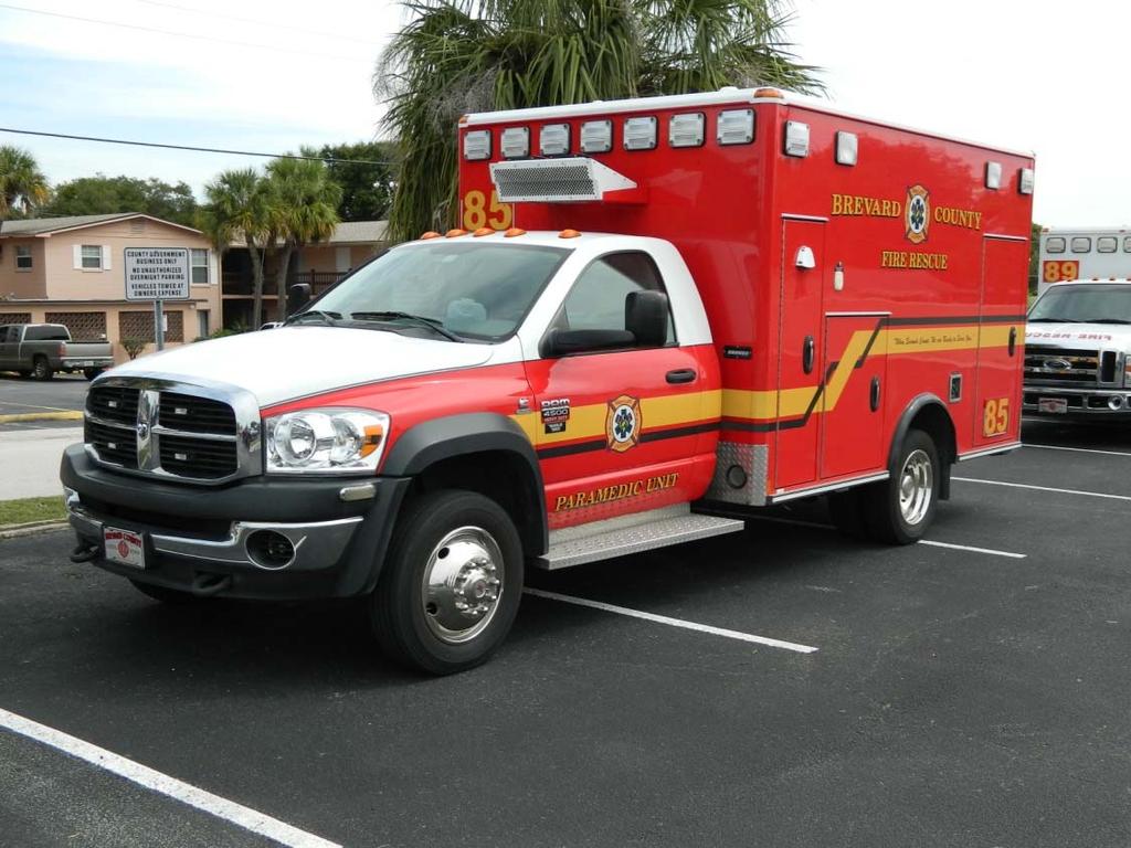 Emergency Medical Services Brevard County Fire Rescue provides ALS transport services county wide with 30