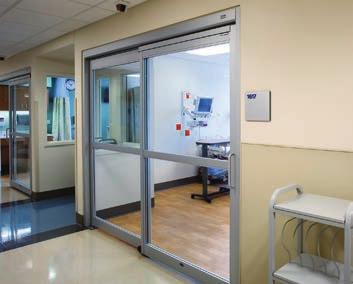 The provides a complete line of ICU sliding, swing and folding doors, conveniently used in hospitals, computer rooms and a variety of other applications.