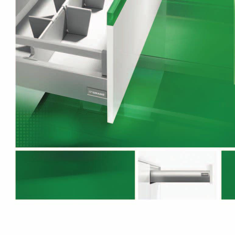 The versatile comprehensive drawer range offers maximum comfort and