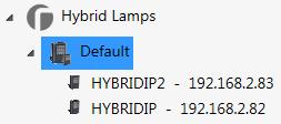 The list will display all lamps found for the type selected (single wavelength or hybrid). Select any lamps you wish to add by checking the Select tick box. Next press the Add Selected Lamps button.