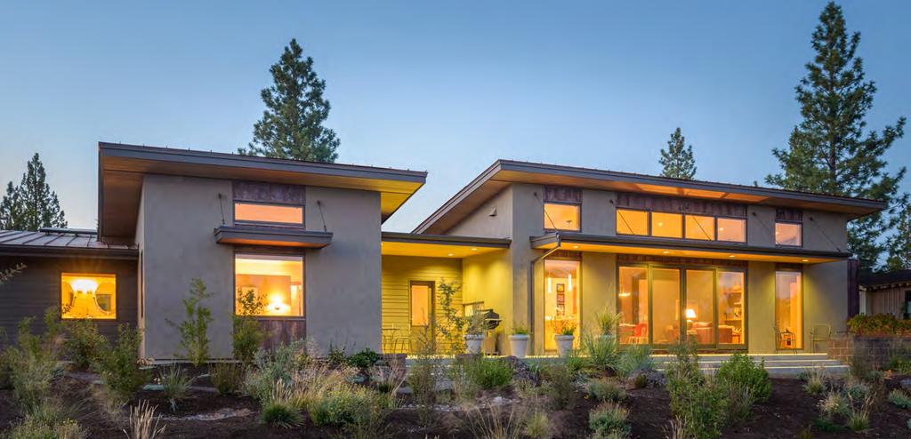 RADIANT ARCHITECTURE Designing For Her Future Bend, OR This Certified Oregon High Performance home has a platinum rating through