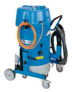 INDUSTRIAL VACUUMS RI 131 W Vacuum cleaner suitable for vacuuming fine dusts Use in production facilities and warehouses Simple, effective filter cleaning Long filter service life, washable filters