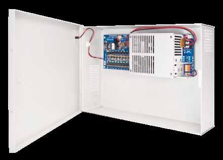 Securitron product guide AQU126 Series 6 Amp 12VDC Single Voltage The Securitron AccuPower AQU126 Series of switching power supplies are single voltage, supervised units with a battery charger.