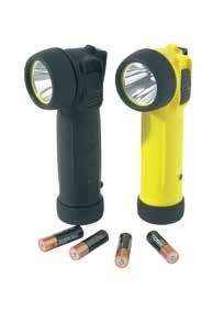 WOLF ATEX LE TORCH Ref TR-40 & TR-40+ TR-45 High Power LE Safety Torch 0, 1 and 2 gas and Zones 21 and 22 dust explosive atmospheres T4/T3 temperature class High power