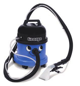 DAILY MAINTENANCE Spotting Extractors The GVE 370 (George), with its powerful 1.3 hp vacuum motor and two-year warranty, is ideal for spotting, upholstery cleaning and vehicle detailing.