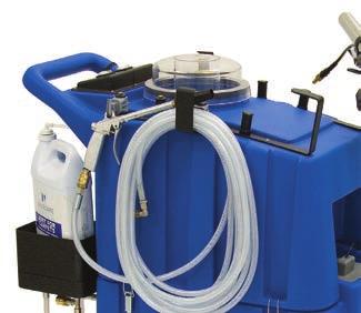 TP 18SX Shown with optional Smart Kit The TP 18SX is a premium extractor featuring a 130 psi pump with 1.2 gpm of water flow.