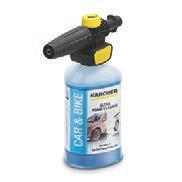 0 The Kärcher Ultra Foam Detergent & FJ10 C Connect n Clean foam nozzle is the most effective way to apply deteregent.