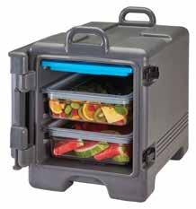 Product Solutions EPP Cambro GoBox Insulated Carriers Lightweight, made of EPP (Expanded Polypropylene) an