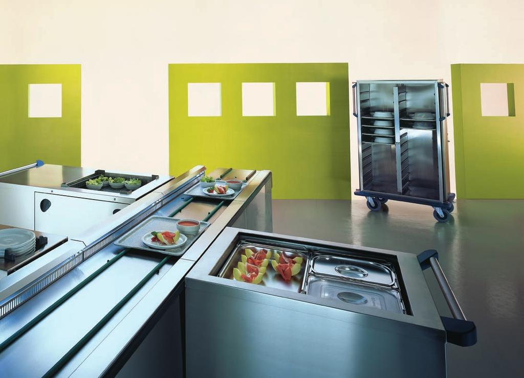The three-stage plan for the continuous refrigeration chain: Pleases the guest, the chef and the manager. 1.