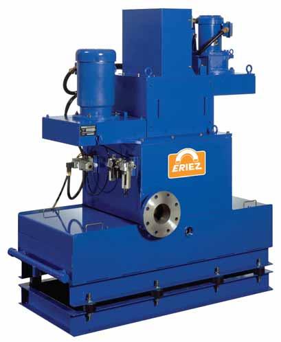 Filtering and Removing Solids Eriez Solids-from-Liquid Centrifuges provide continuous MEDIA-FREE filtration Solids-from-Liquid Centrifuges Solids collect in individual machine tool sumps and in large
