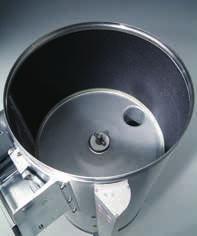 vegetables The cylinder and removable rotating plate are covered with an abrasive lava stone material that guarantees durability and longer life Safety: the motor