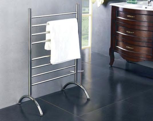 Barcelona Towel Warmer WarmlyYours Barcelona Towel Warmer is manufactured with a flawless brushed stainless steel finish to ensure lasting beauty and durability.