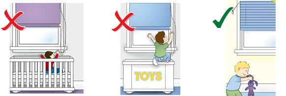 CHILD SAFETY WARNING Window cords can pose a potential strangulation hazard to young children. According to the U.S. Consumer Product Safety Commission, corded window coverings are among the top five hidden hazards in American homes.