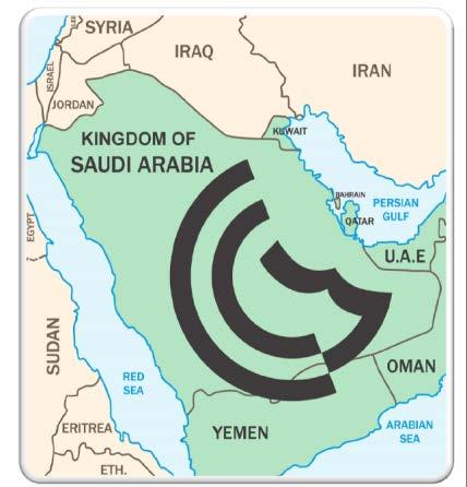 The Gulf States and the G Mark Gulf Cooperation Council (GCC) : - State of United Arab Emirates - Kingdom of Bahrain - Kingdom of Saudi Arabia - Sultana of Oman - State of Qatar - State of Kuwait GCC