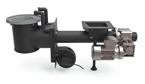 The feeder with a PPS STANDARD solid fuel burner with a capacity of 15-300 kw produced by Pancerpol is designed for burning coal, with a granulation of 5-10 mm, occurring under the trade name eco-pea