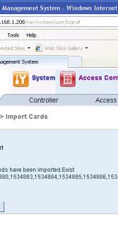 Click on Import, system startss to import the
