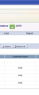11 Search Events Steps: 1) In the search drop down menu, select a field, including card number, employee number, and cardholder