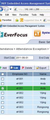 17.2.11 AddTime off Enroll Click the Add button to enter the time