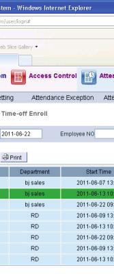 Then click the return button to go back to the list, were you can see the enroll time has been