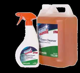 Oven and Drain Cleaner Removes baked on fat and shortenings from ovens and kitchen ranges Powerful