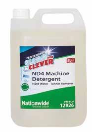 fragrance 13700 2 x 5L 13710 6 x 1L Clean and Clever Washing Up Liquid Gives streak free drain