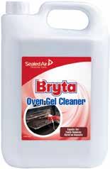 Gel Cleaner Heavy duty oven gel cleaner to remove carbon deposits Powerful cleaning Gel formulation 100170 2 x 5L