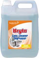 results Safe on food preparation areas 100173 6 x 750ml 7 Bryta Conc Cleaner Degreaser Concentrated liquid