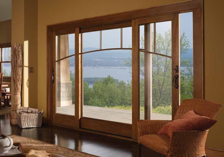 GLIDING PATIO DOORS A-SERIES FRENCHWOOD GLIDING Our premium gliding patio door offering authentic architectural style and superior performance.