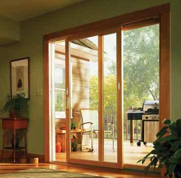 dust and damage and never need cleaning Available in two-panel door configurations 6 1 6 EXTERIOR WOOD SPECIES INTERIOR Interior and exterior color options see page 15.