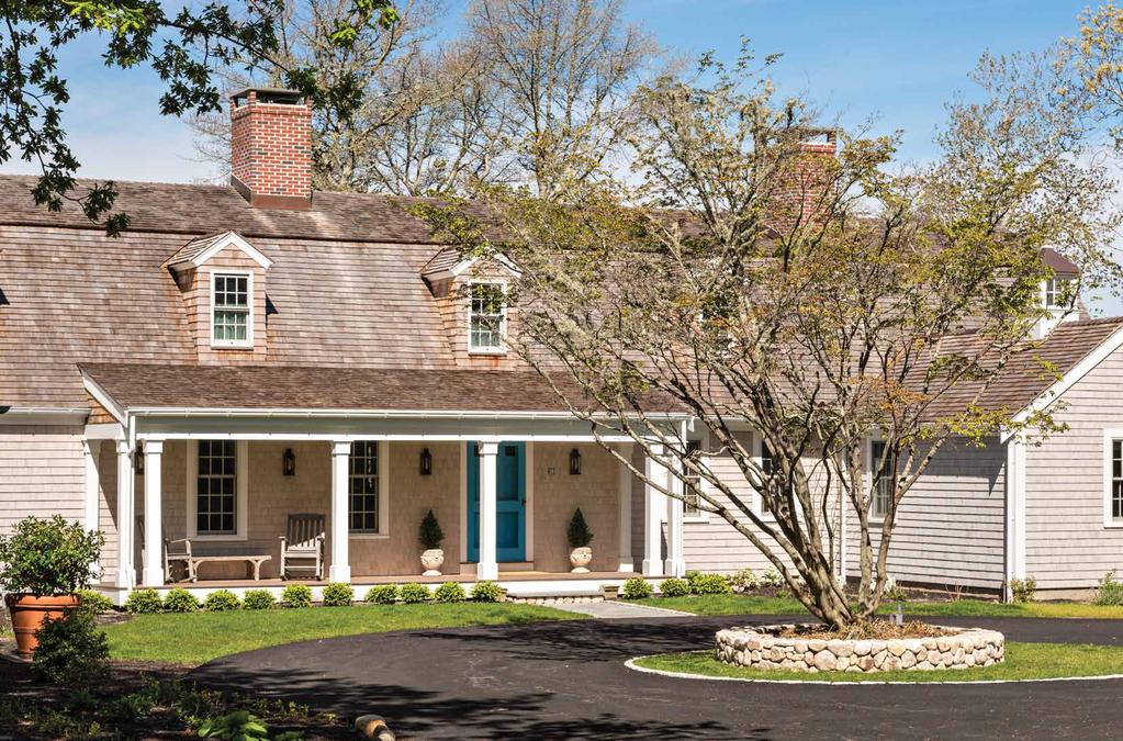 A place to call HOME A renovated family house in Osterville now offers space for multiple generations Each spring, David Herrlinger meets his neighbors to trim the 160 cedar trees that dapple the