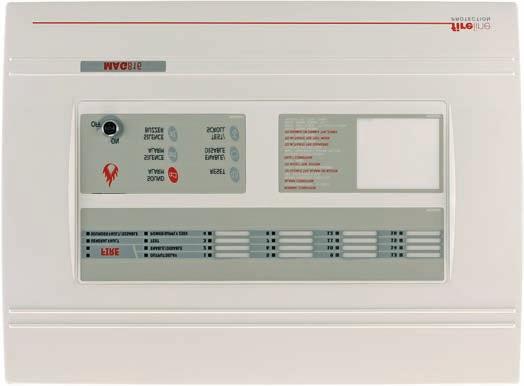 MAG816-8 Zone Fire Panel expandable to 16 zones Up to 16 programmable zones Up to 16 sounder circuits Active end of line monitoring and head removal Up to 32 fire detectors per zone Unlimited number