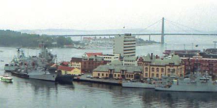 Fregata Žemaitis stovi Stavangerio uoste