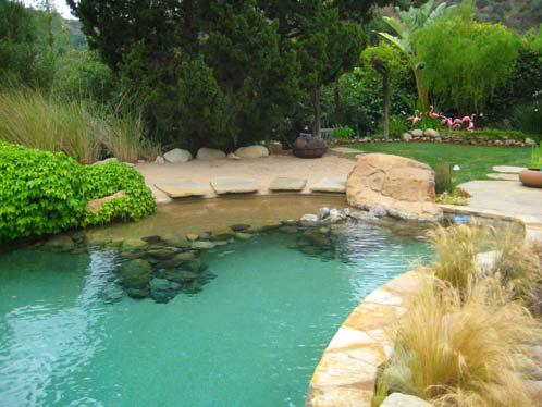 DOUBLE OR NOTHING (LAN) Features: Outdoor fireplace Elegant natural Spa Natural sandy beach like entrance into an existing pool Hillside In this makeover, Nick