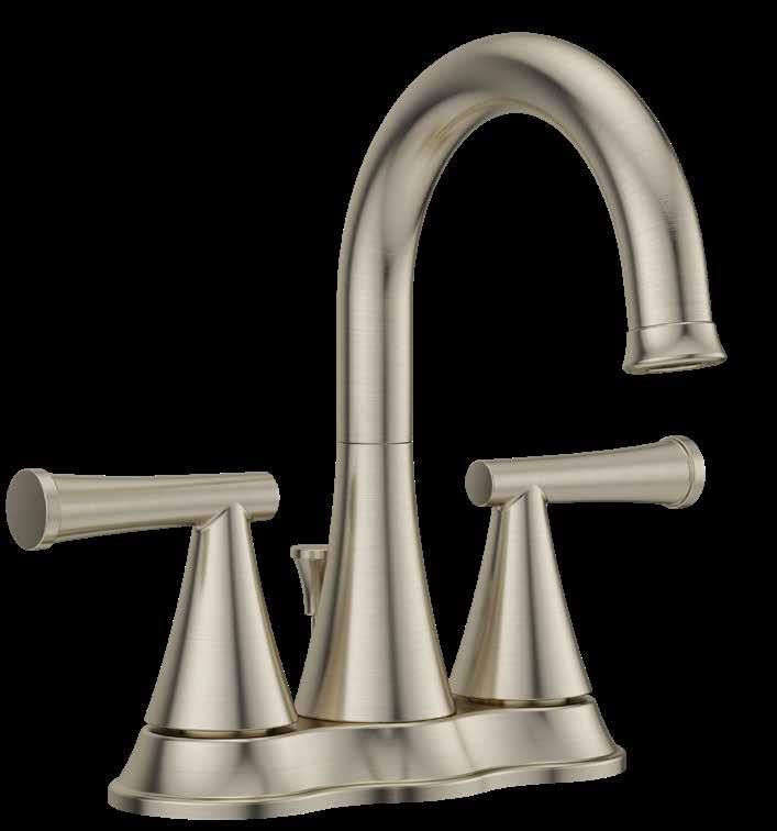 FAUCETS BATHROOM WILLETT Graceful styling gives the Willett faucet