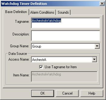 Watchdog Timer Definition Watchdog Timers have several configurable attributes. Due to their similarity to other alarm types, identical settings are omitted from this discussion.
